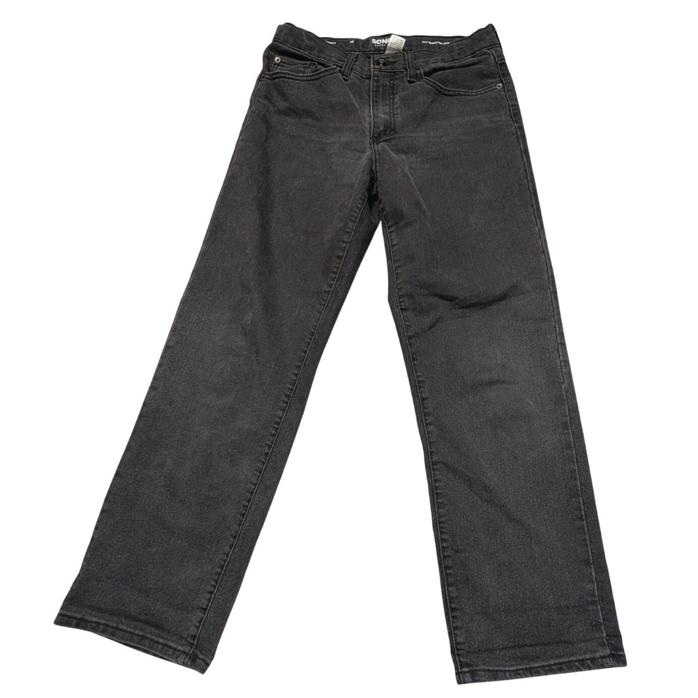 Sonoma Goods for Life Teen Everyday Jeans Black Straight Leg Size 16